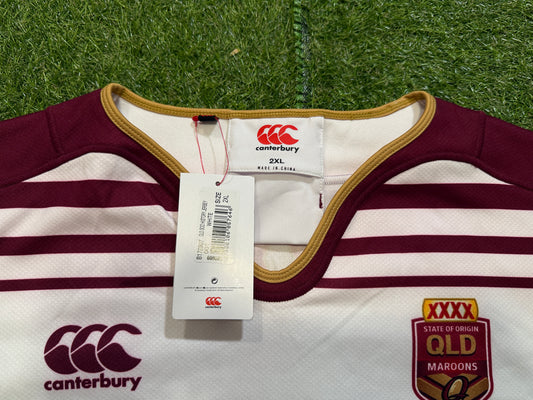 2016 QLD Maroons Player Issue Captains Run Jersey BNWT (XL)