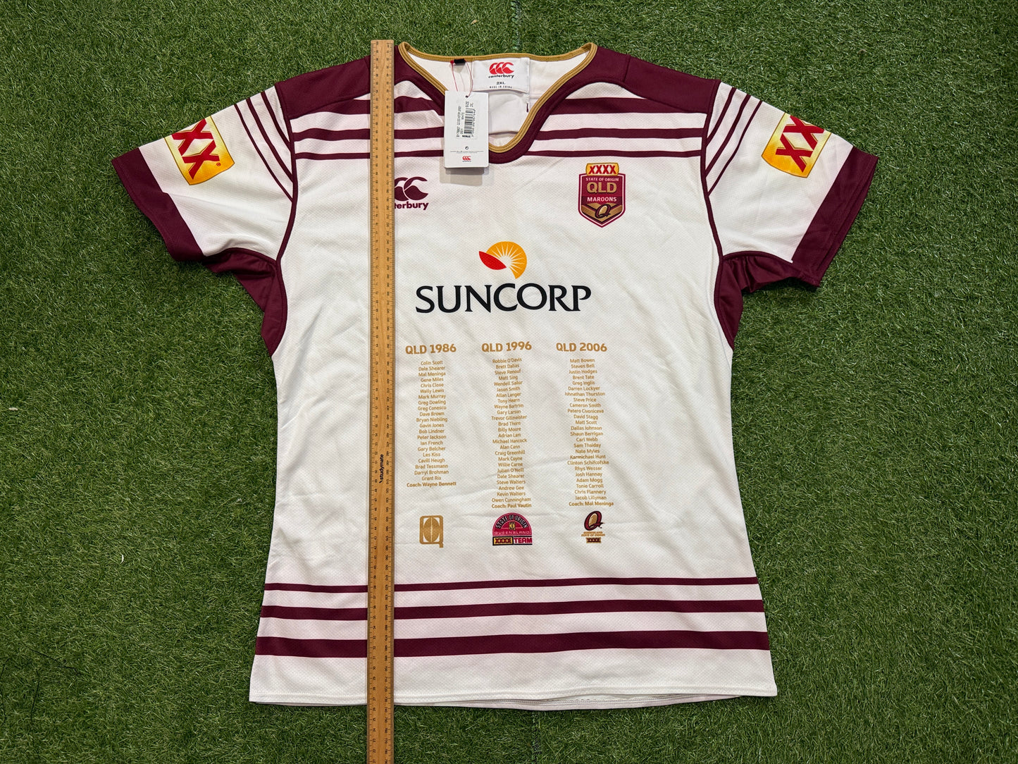 2016 QLD Maroons Player Issue Captains Run Jersey BNWT (XL)