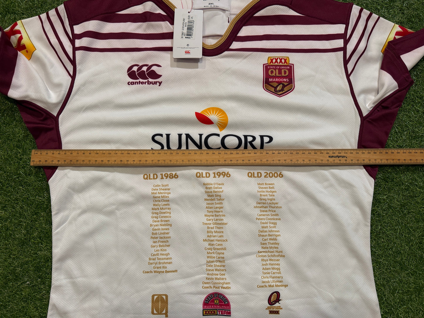 2016 QLD Maroons Player Issue Captains Run Jersey BNWT (XL)