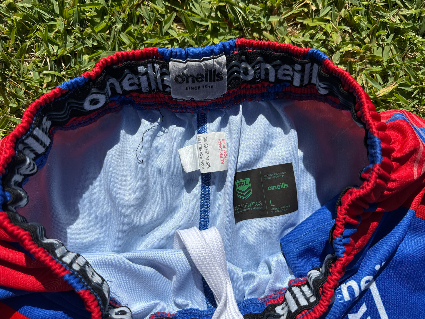 2022 Newcastle Knights Home Shorts Player Issue (L)