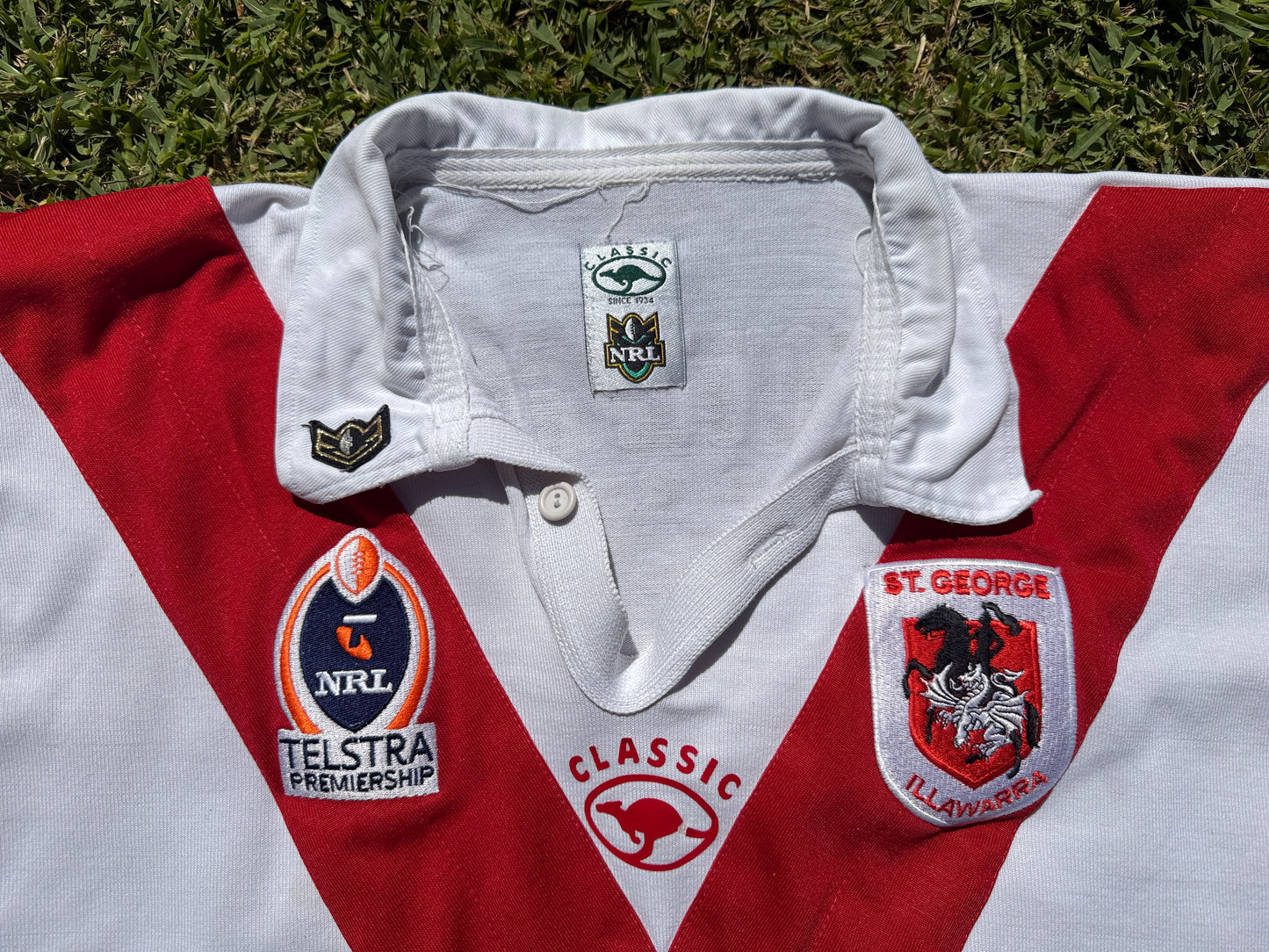 2002 St George Illawarra Dragons Home Jersey (L)