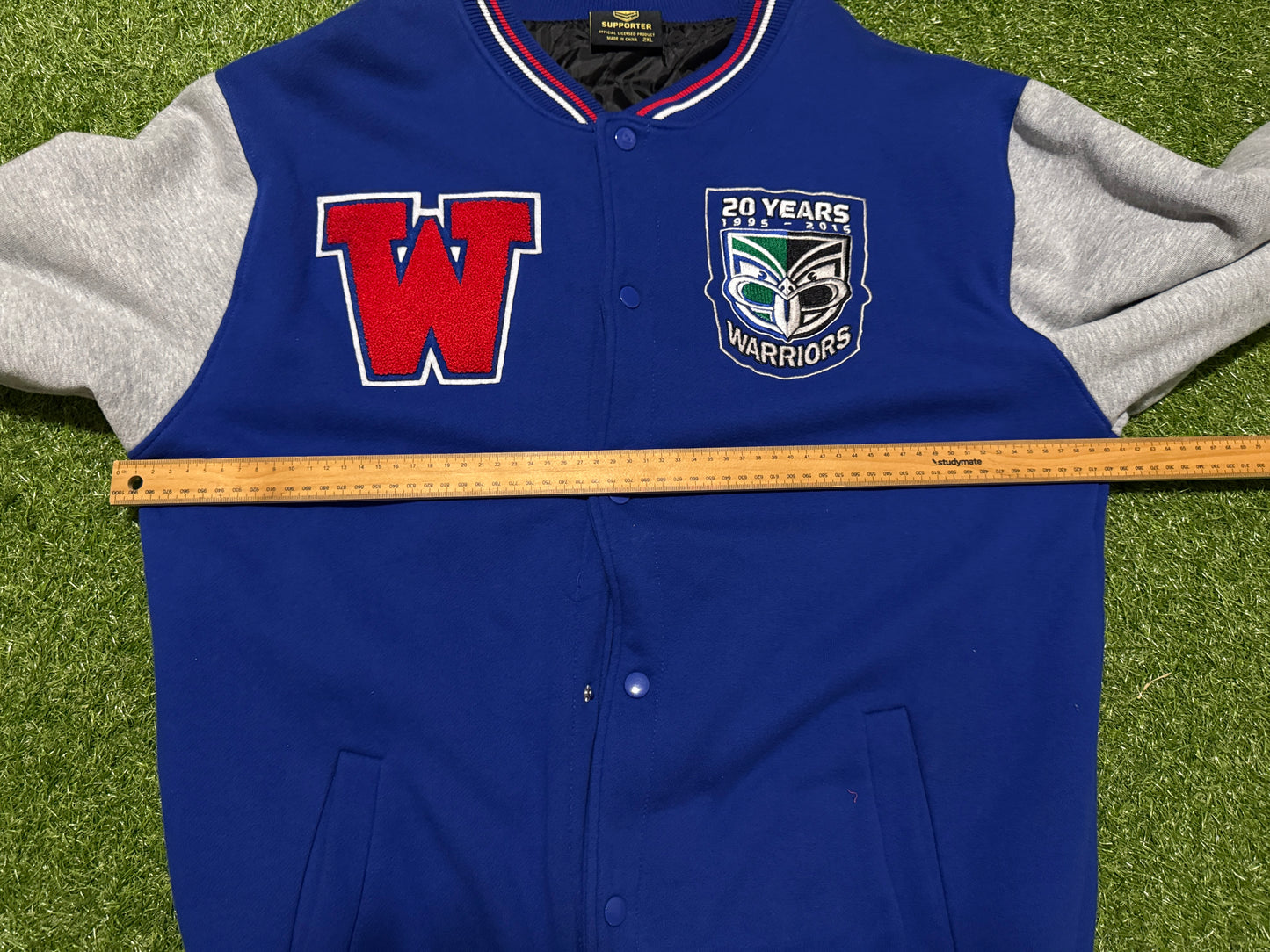 2015 NZ Warriors letterman Jacket (L)