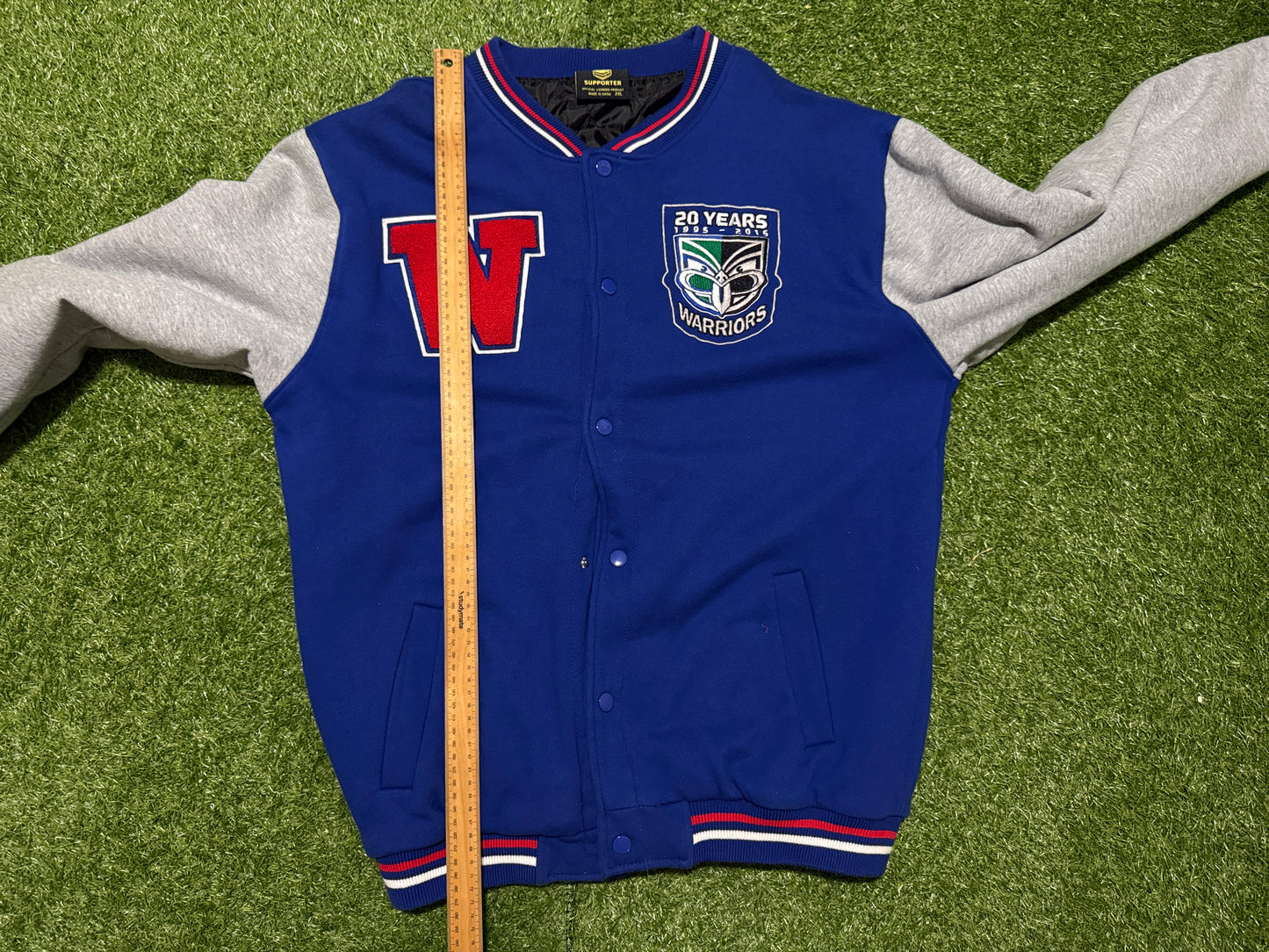 2015 NZ Warriors letterman Jacket (L)