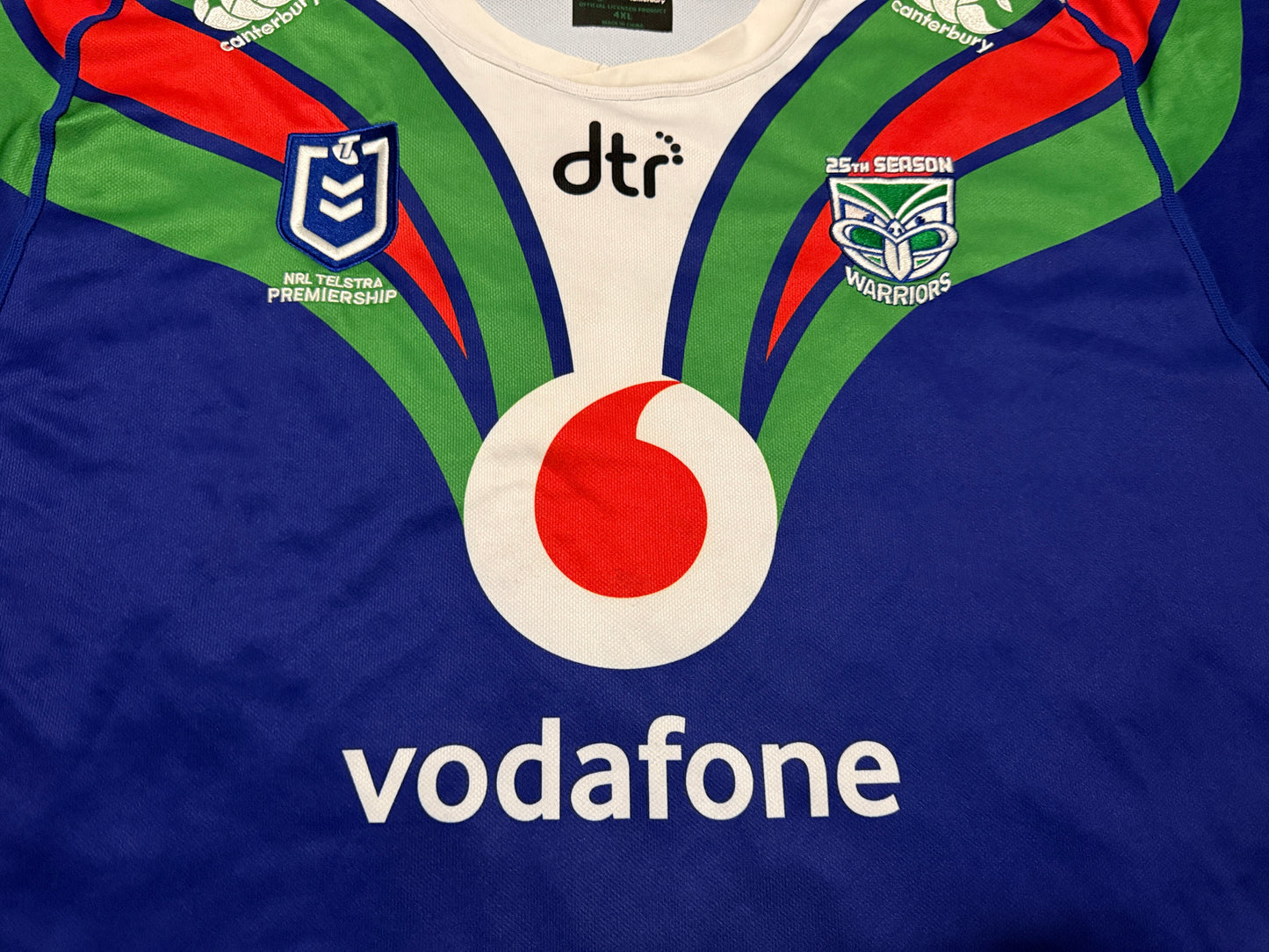 2019 NZ Warriors Home Jersey (5XL)