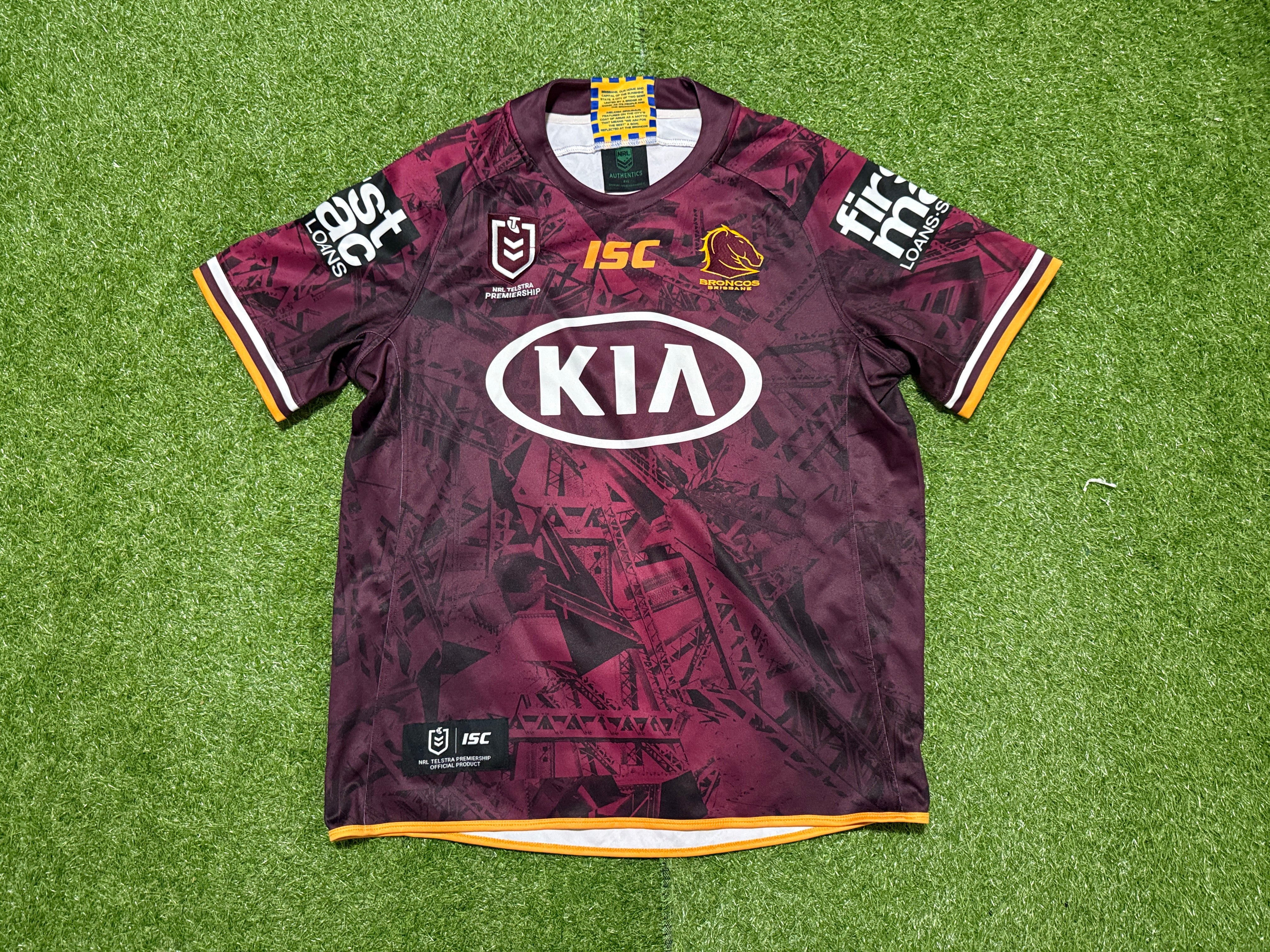 2020 Brisbane Broncos City Jersey (2XL) – Retro Rugba Leeg