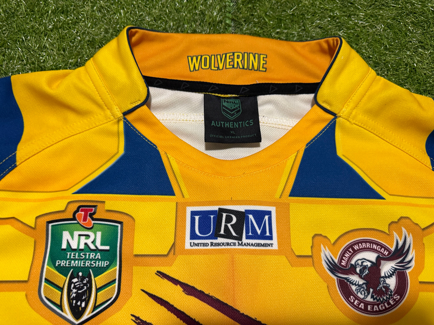 2014 Manly SeaEagles Wolverine Marvel Jersey (XL)