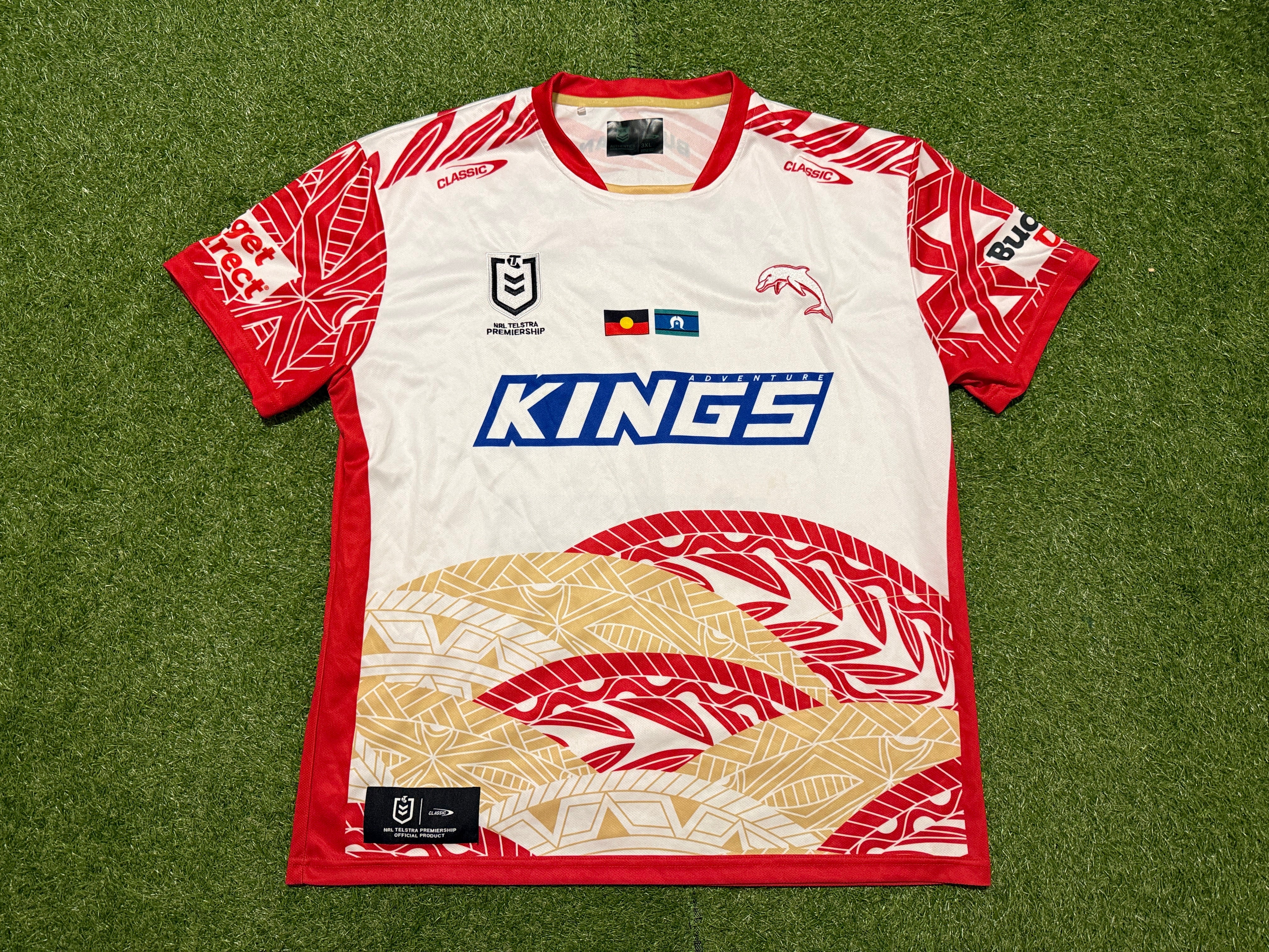 2024 Dolphins Indigenous Jersey (3XL) – Retro Rugba Leeg