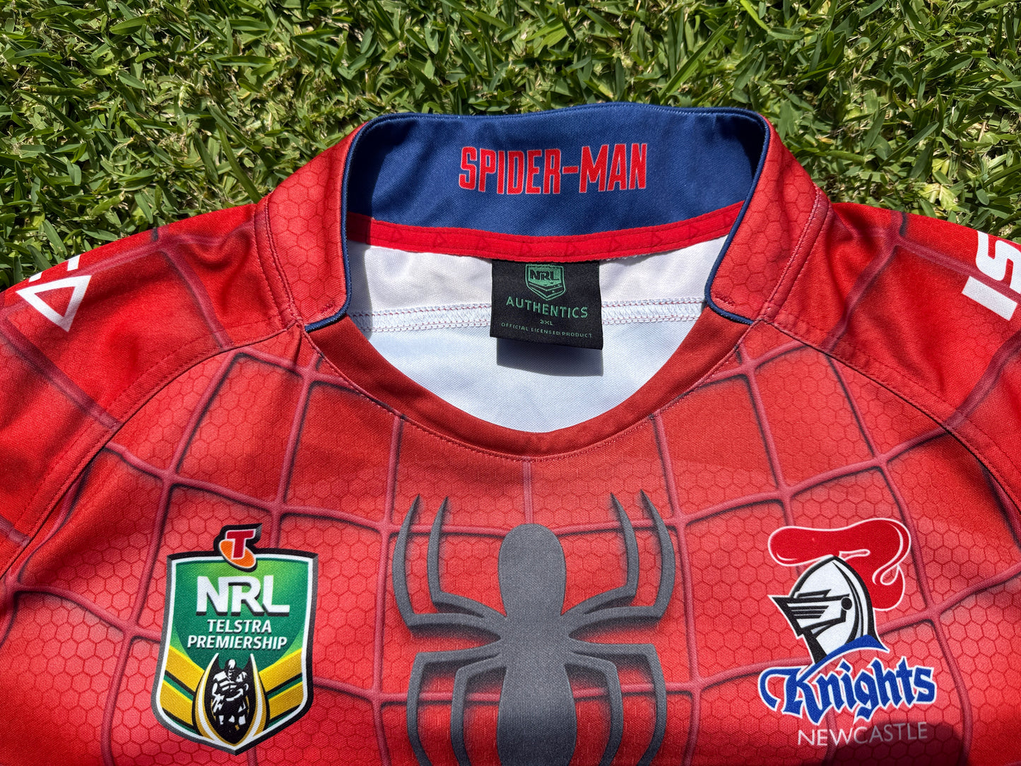 2015 Newcastle Knights Marvel Spiderman (3XL)