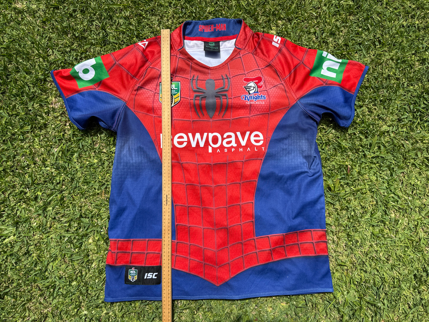 2015 Newcastle Knights Marvel Spiderman (3XL)