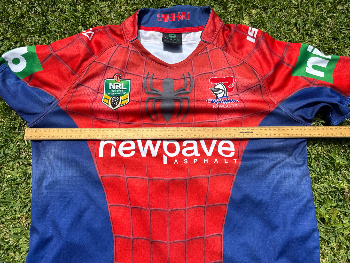 2015 Newcastle Knights Marvel Spiderman (3XL)