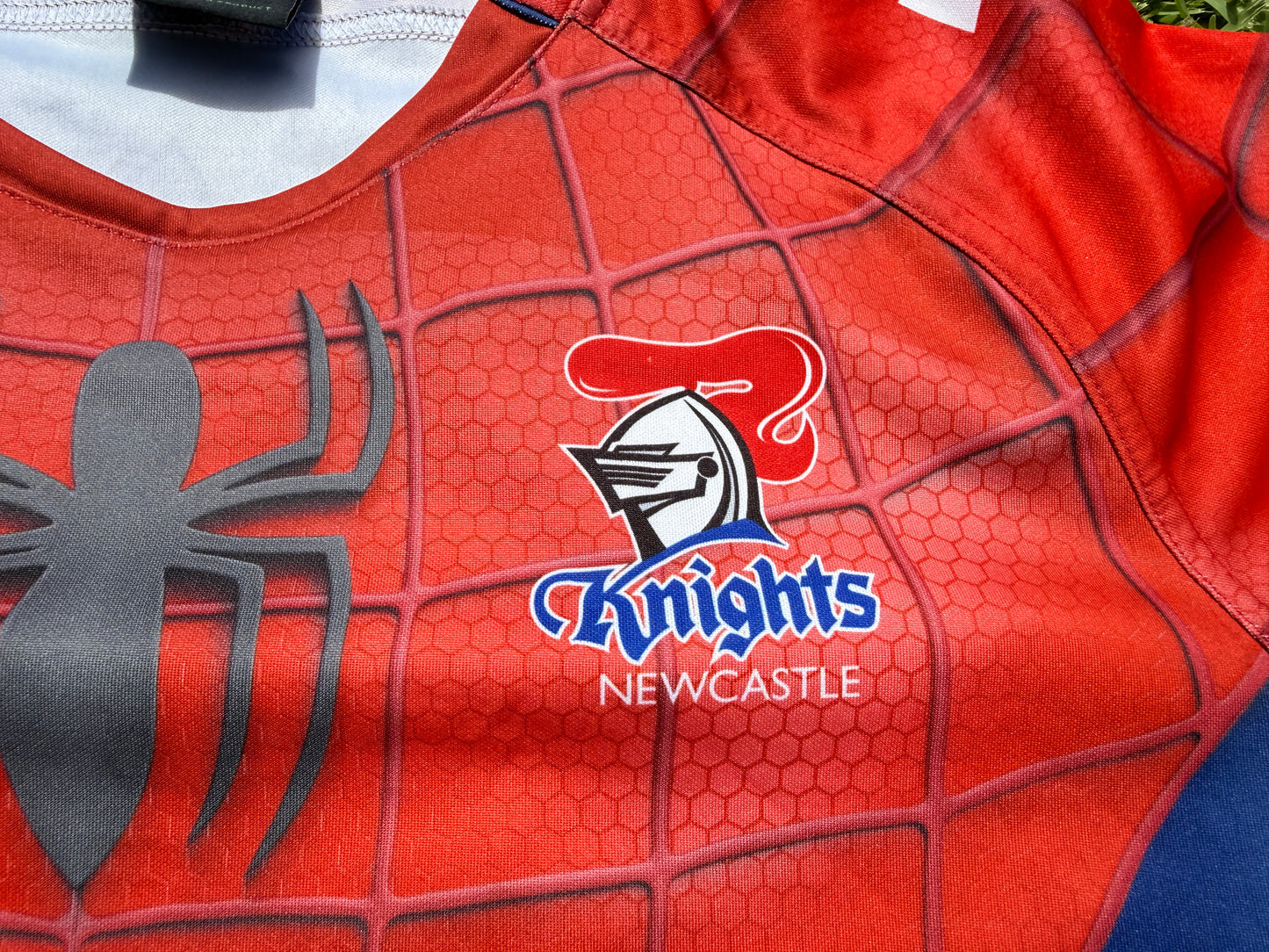 2015 Newcastle Knights Marvel Spiderman (3XL)
