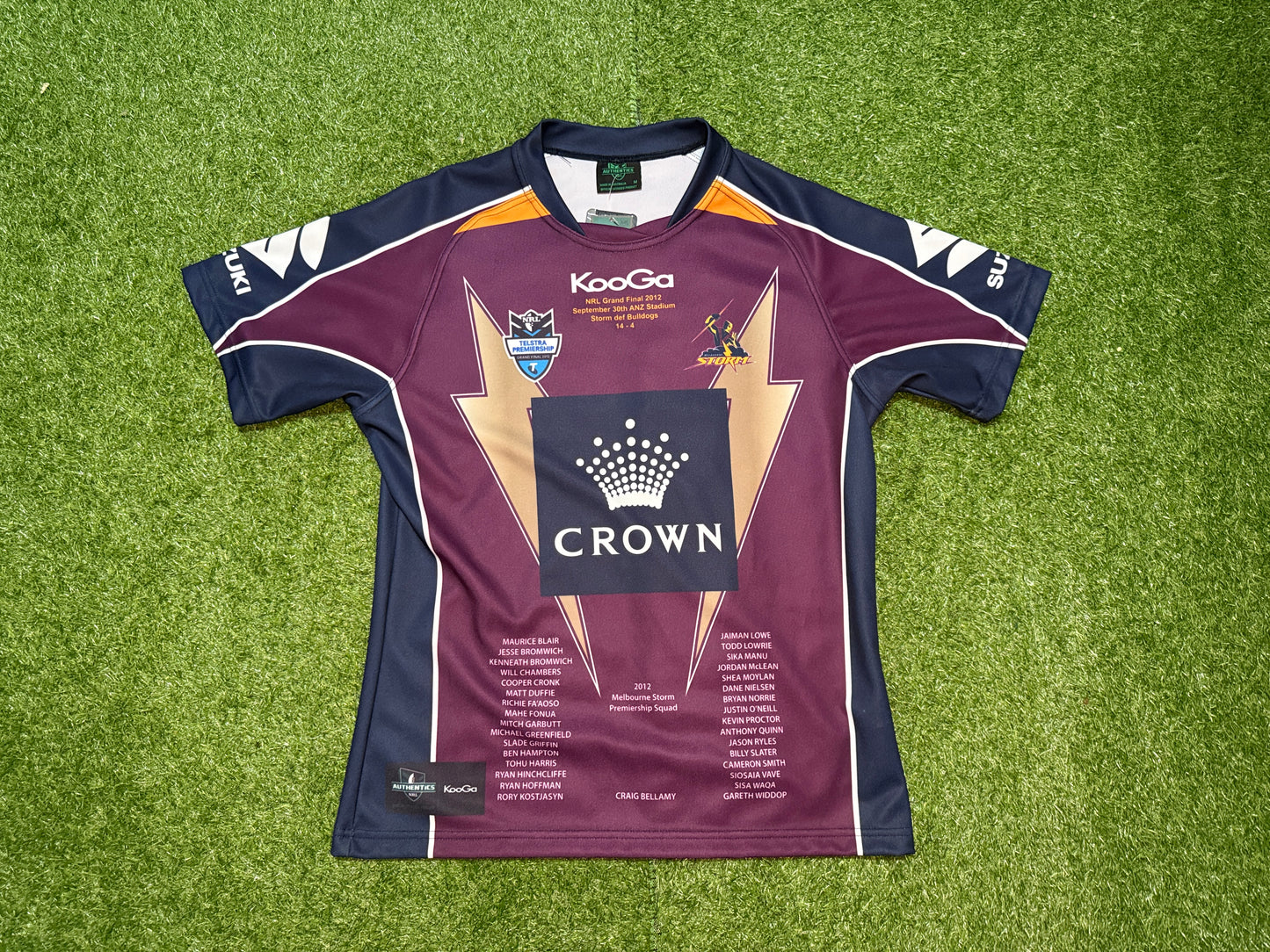 2012 Melbourne Storm Premiers Jersey BNWT (L)