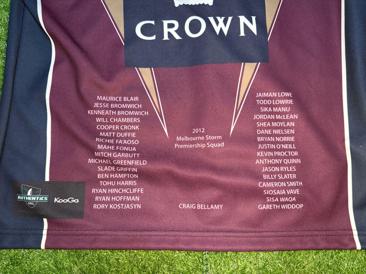 2012 Melbourne Storm Premiers Jersey BNWT (L)
