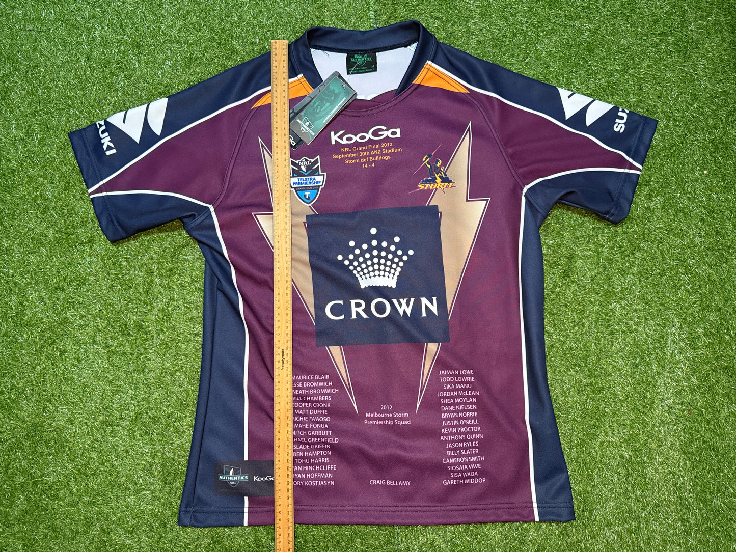 2012 Melbourne Storm Premiers Jersey BNWT (L)