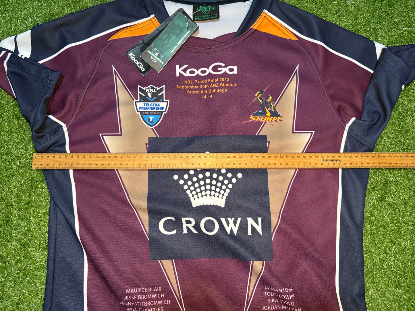 2012 Melbourne Storm Premiers Jersey BNWT (L)