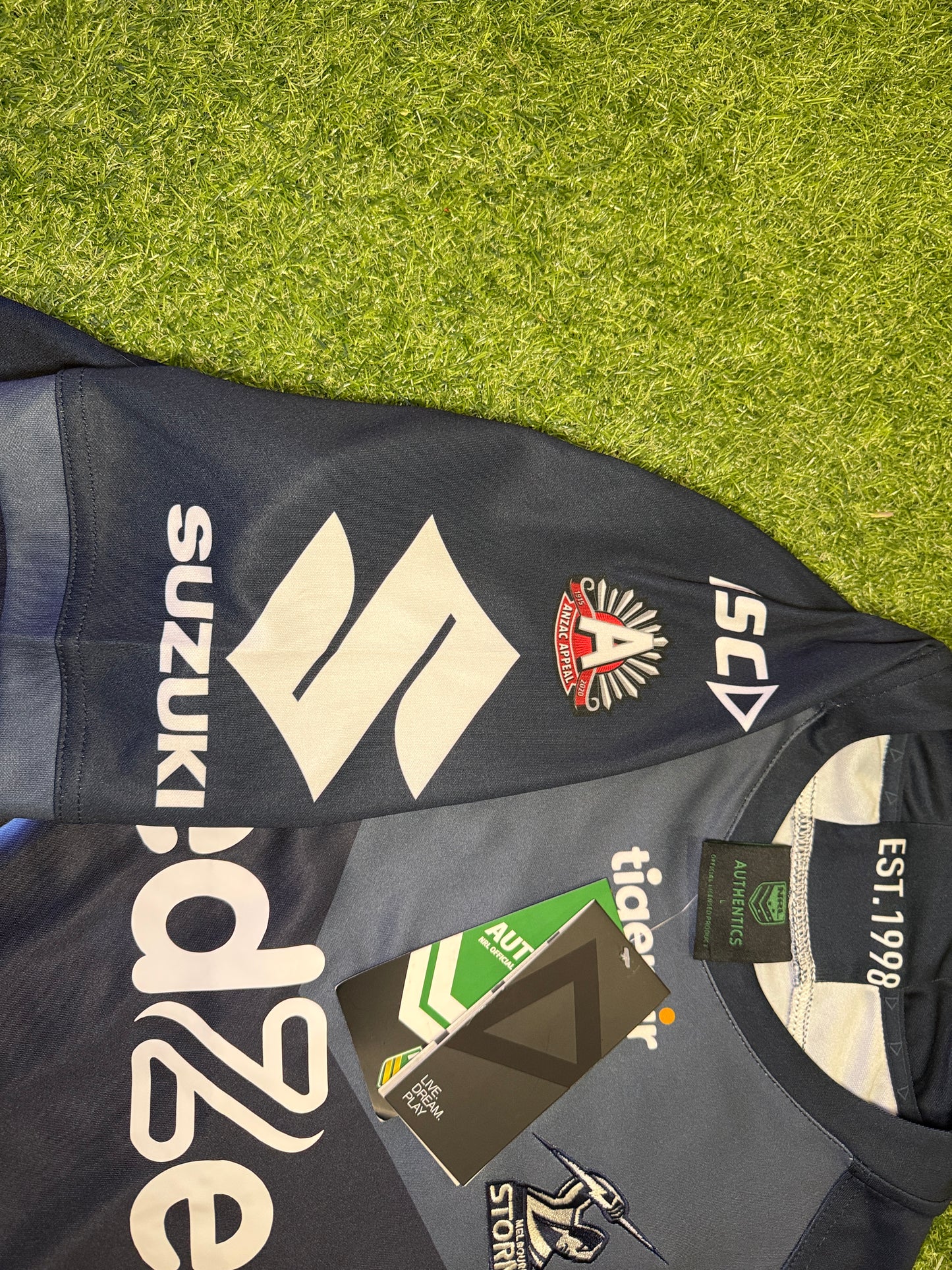 2020 Melbourne Storm ANZAC Jersey BNWT (XL)