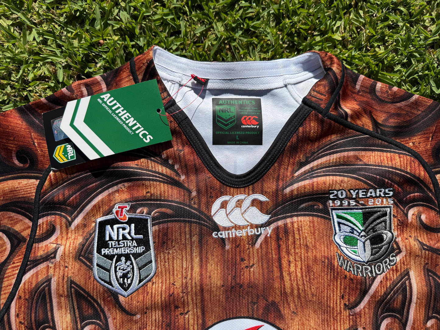 2015 NZ Warriors Heritage Jersey (L)