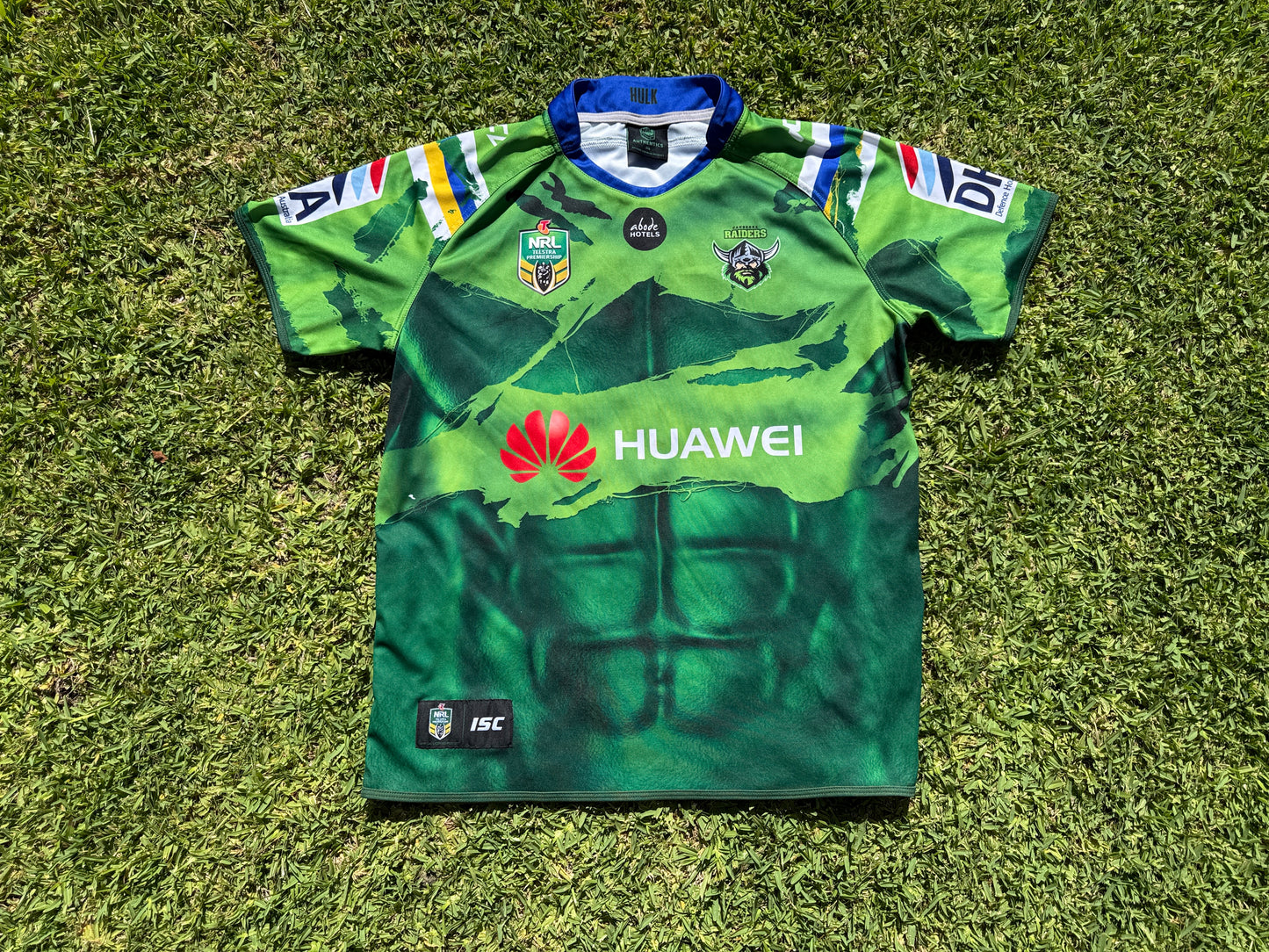 2015 Canberra Raiders Marvel Hulk Jersey (3XL)