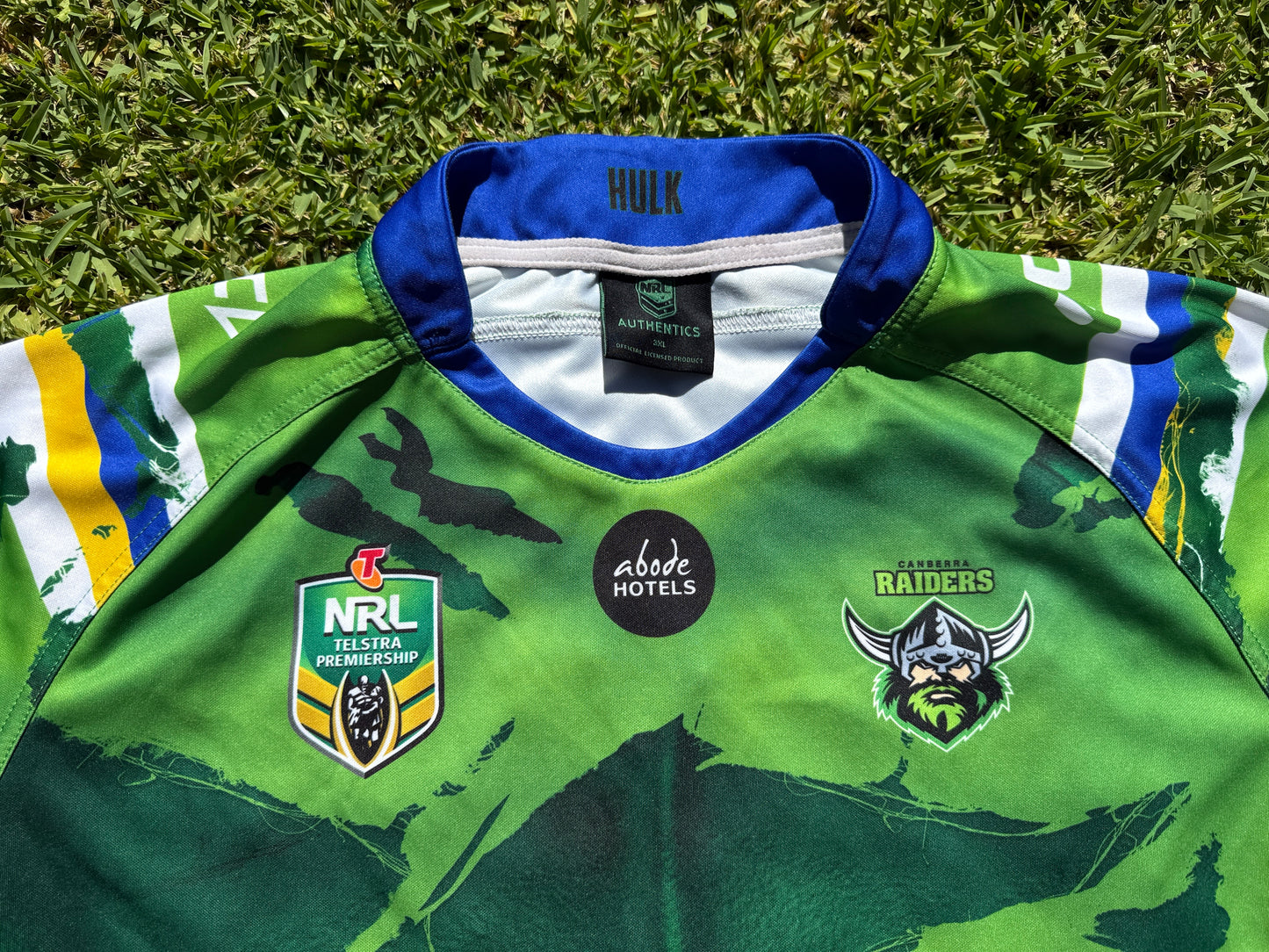 2015 Canberra Raiders Marvel Hulk Jersey (3XL)