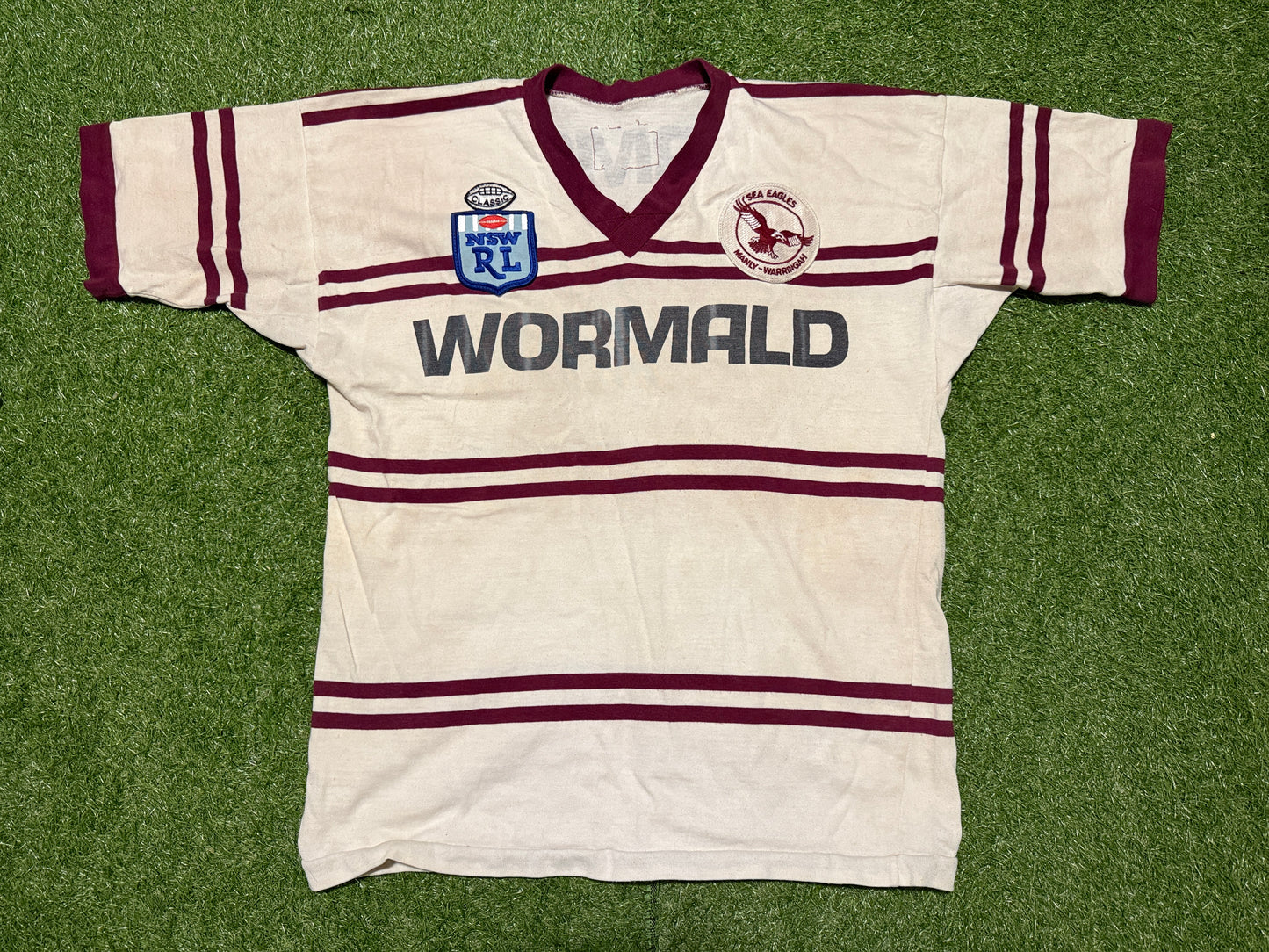 1984 Manly Warringah Sea Eagles Match Worn Home Jersey (XL)