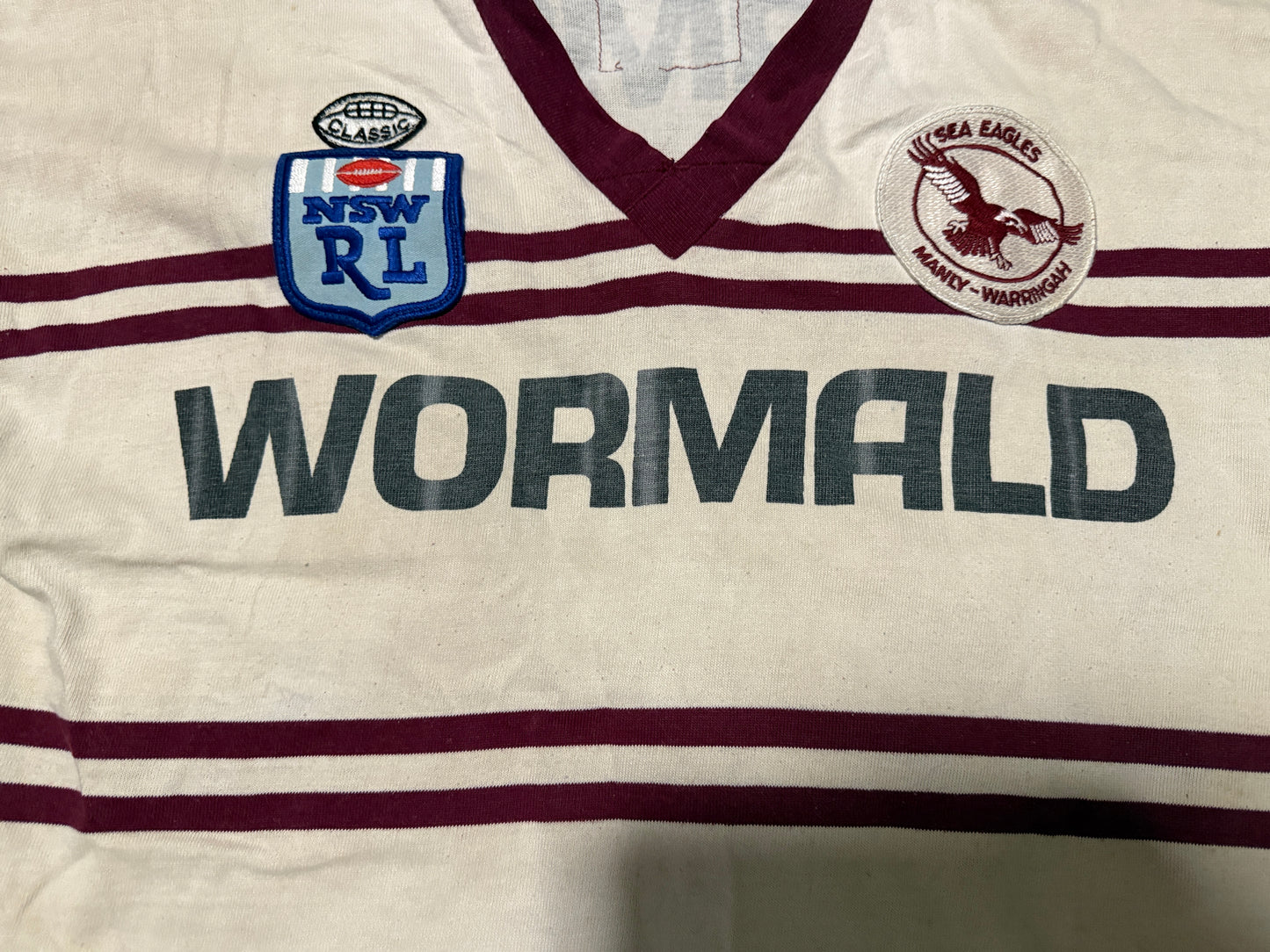 1984 Manly Warringah Sea Eagles Match Worn Home Jersey (XL)