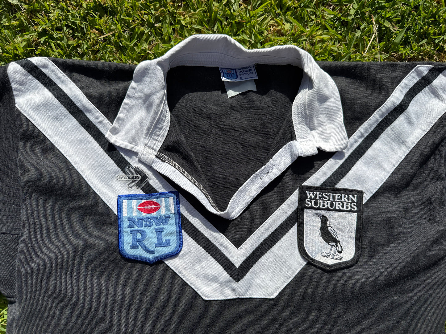 1994 Wests Magpies Home Supporter Jersey (L)