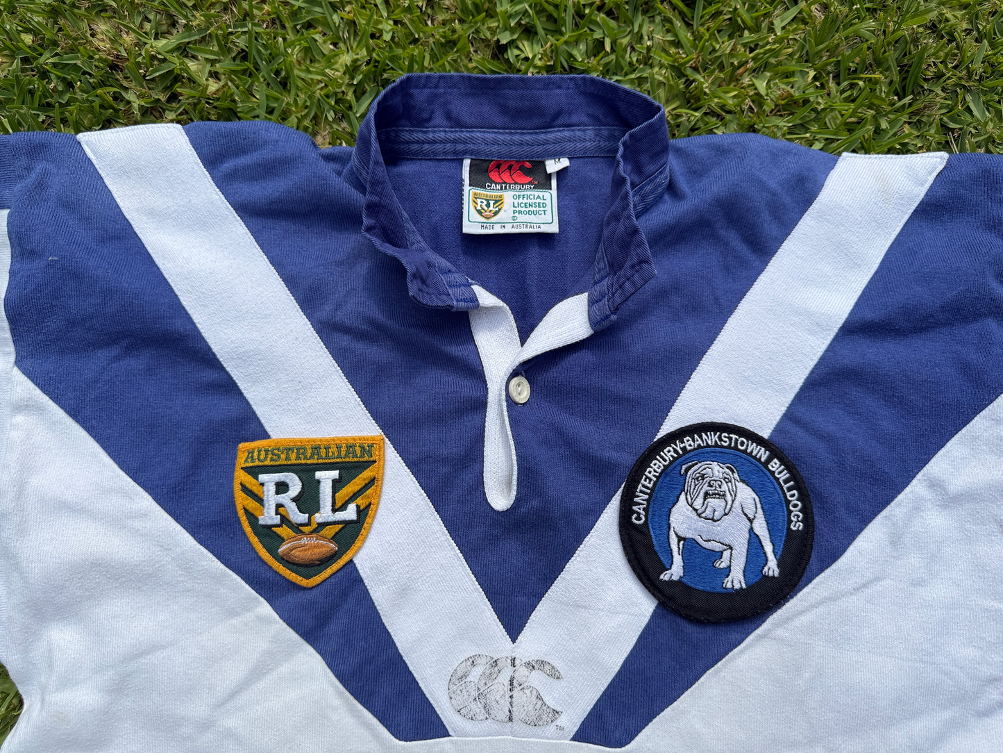 1995 Canterbury Bankstown Bulldogs Home Jersey (M)