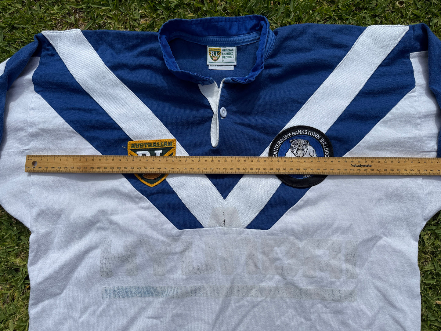 1995 Canterbury Bankstown Bulldogs Home Jersey (XL)