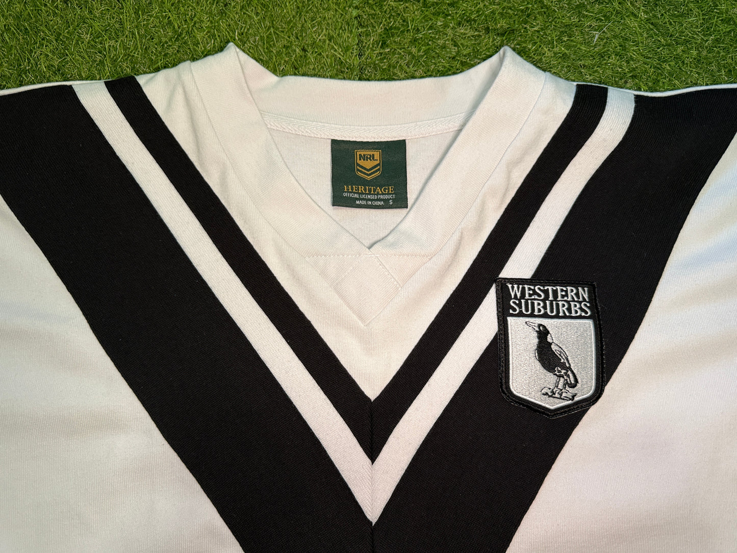 1978 Wests Magpies Retro Jersey (L)