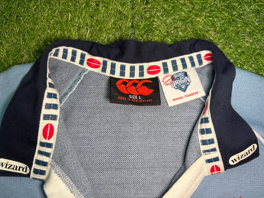 2007 NSW Blues Origin Player cut Temex Jersey (M)