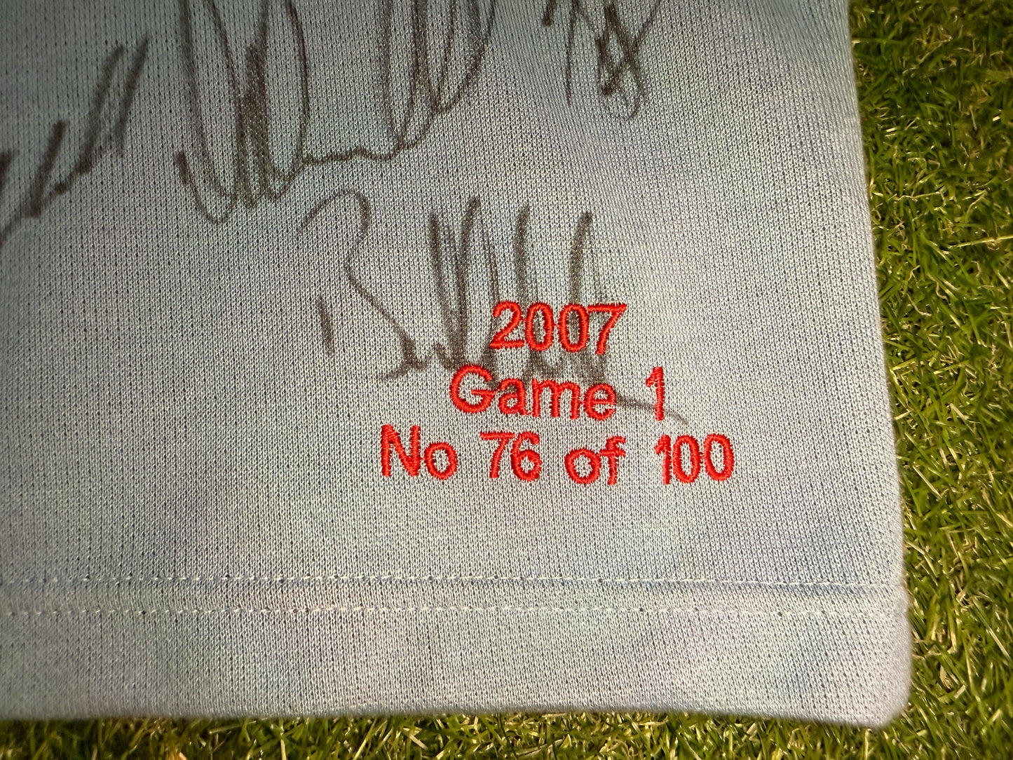 2007 NSW Blues Origin Player cut Temex Jersey (M)