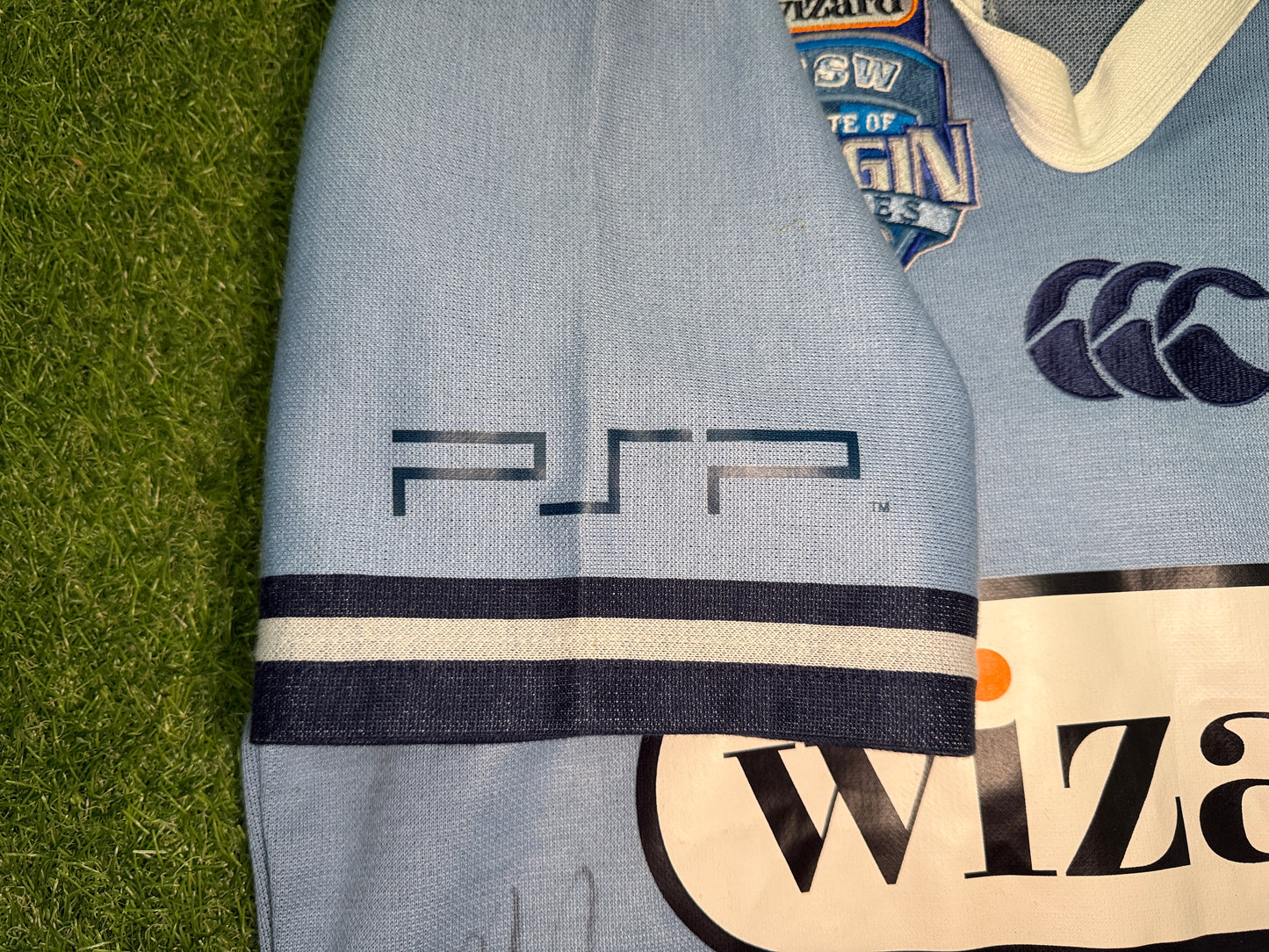 2007 NSW Blues Origin Player cut Temex Jersey (M)
