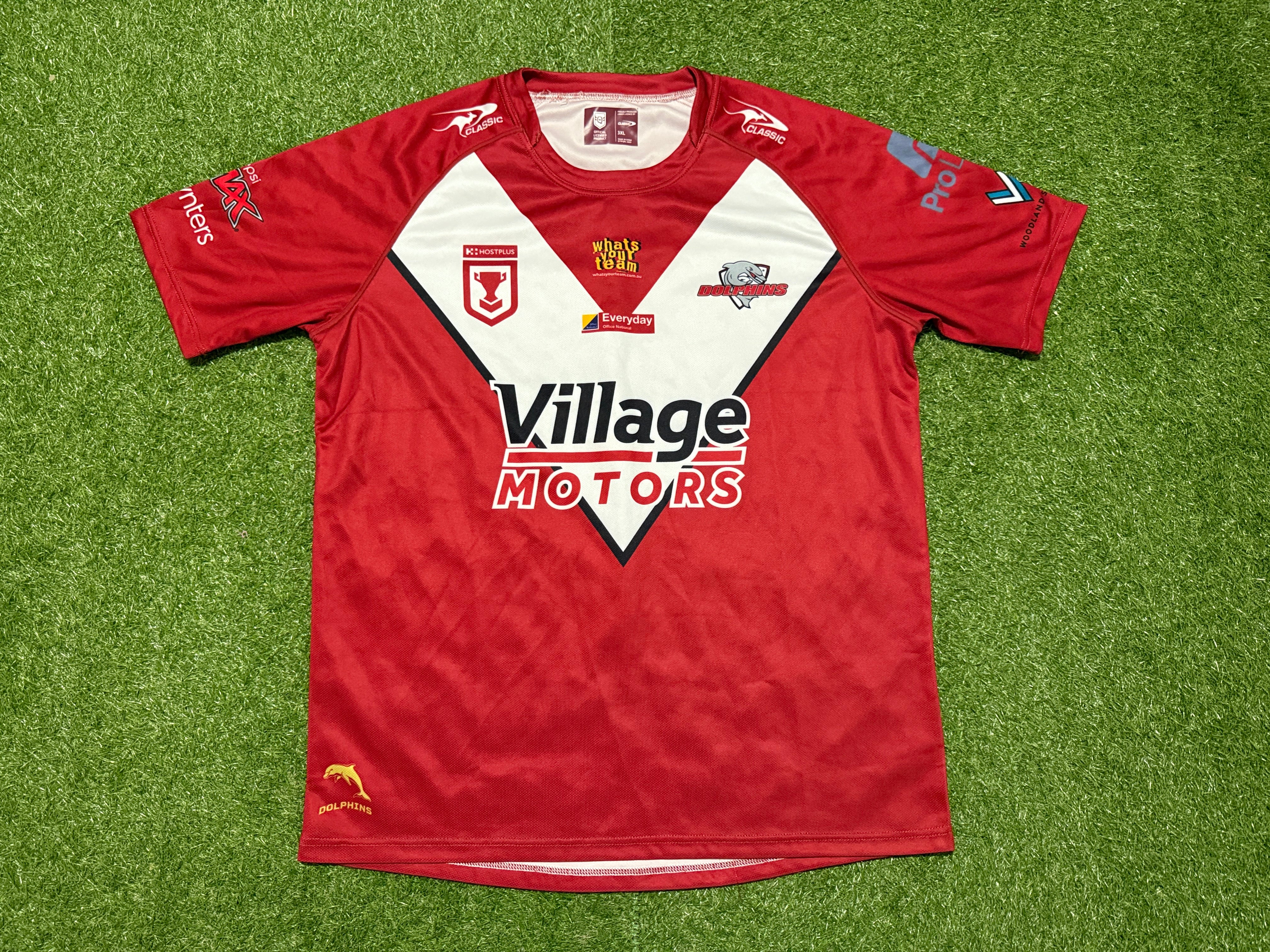 2024 Redcliffe Dolphins Intrust Super Cup Home (3XL) – Retro Rugba