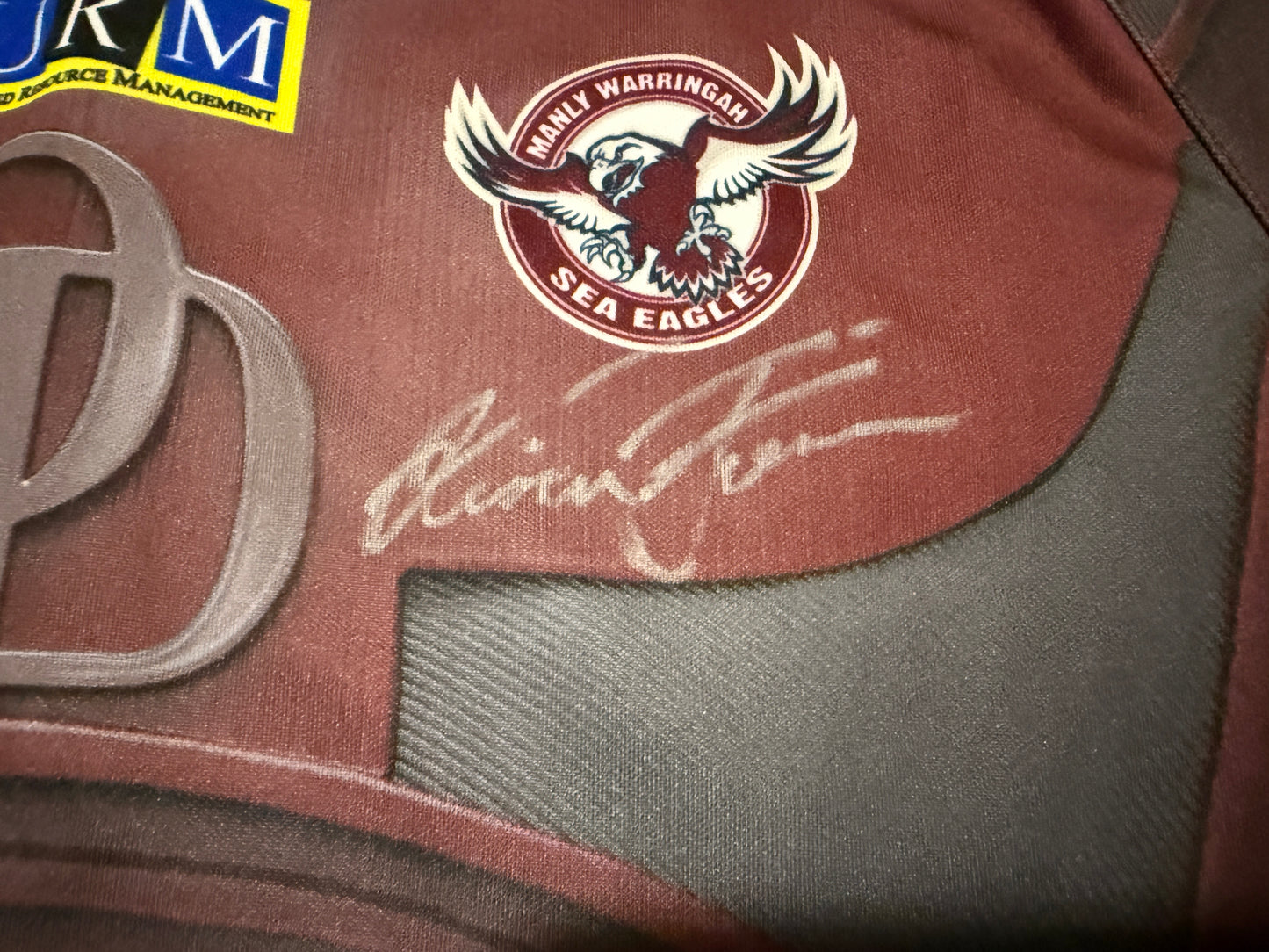 2015 Manly SeaEagles Daredevil Marvel Signed Jersey BNWT (L)