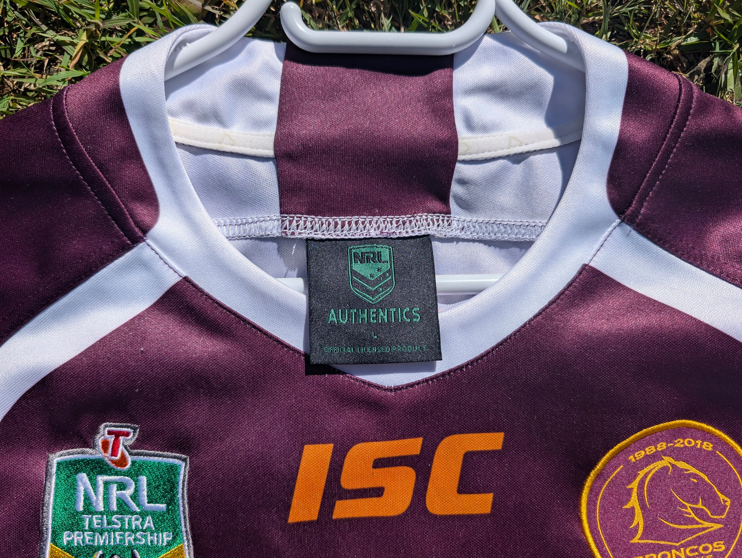 2018 Brisbane Broncos Anniversary Home Jersey (XL)