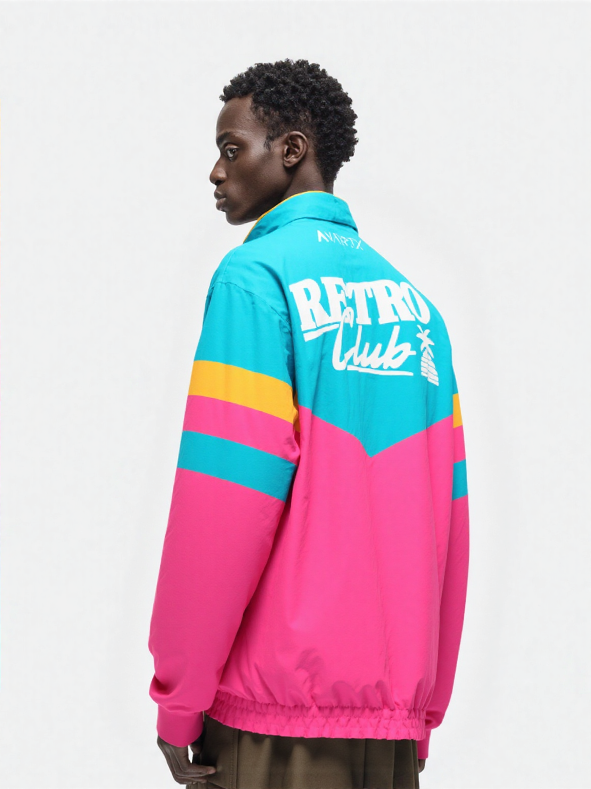 Retro Club Pink & Blue Jacket