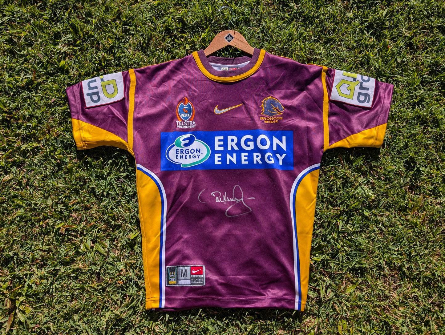 2005 Brisbane Broncos Darren Lockyer Player Issue Signed (M)