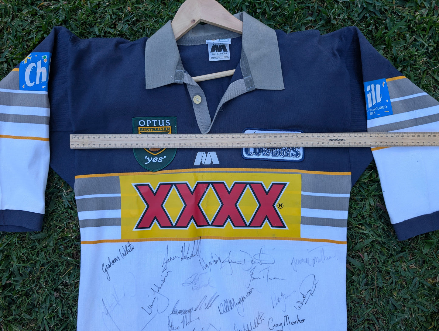 1996 North Queensland Cowboys Signed Home Jersey (M)