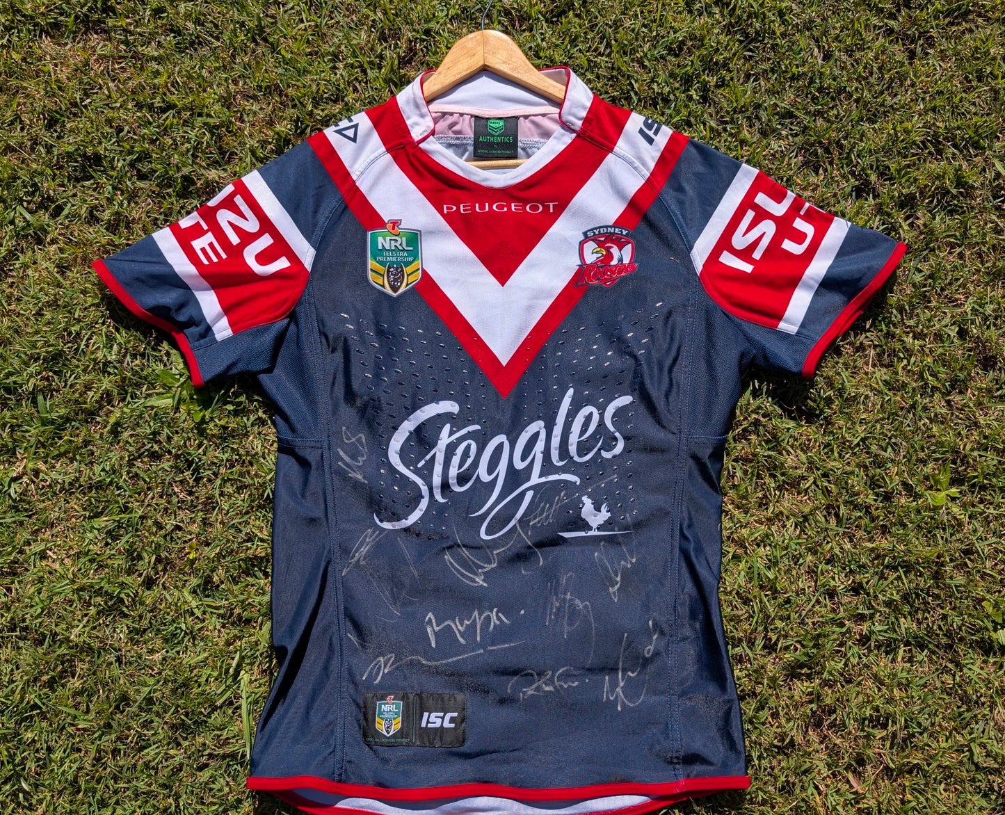 2014 Sydney Roosters Home Jersey Pro Version (XL)