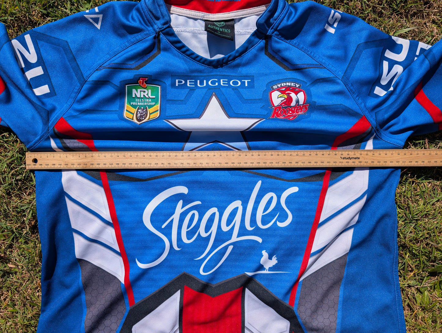 2014 Sydney Roosters Captain America Marvel Jersey (XL)