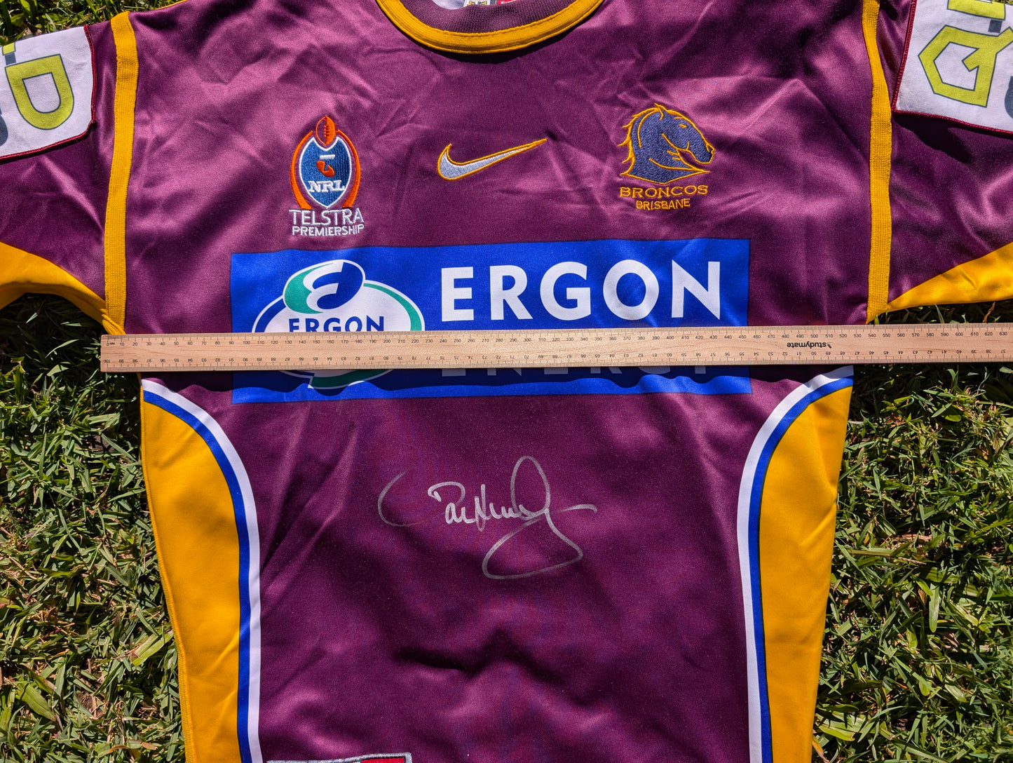 2005 Brisbane Broncos Darren Lockyer Player Issue Signed (M)
