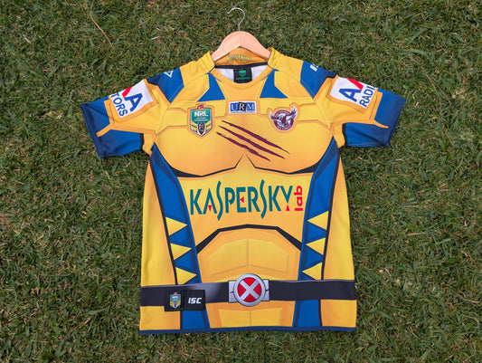 2014 Manly SeaEagles Wolverine Marvel Jersey (M)