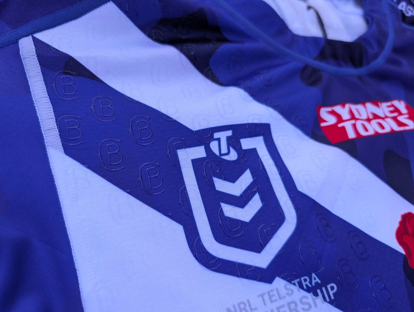 2022 Canterbury Bankstown Bulldogs Anzac Match Worn Jersey (XS)