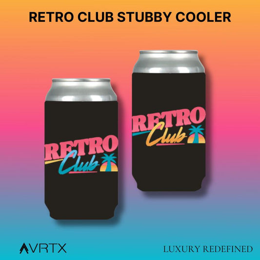 Retro Club Stubby Holder