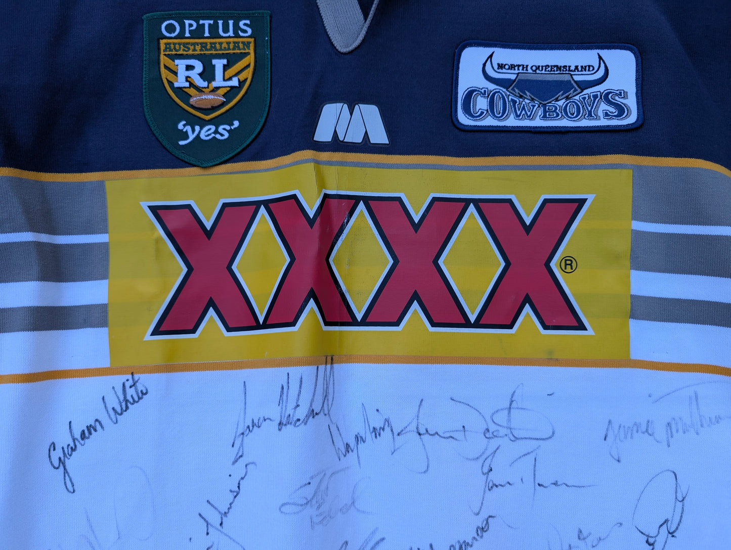 1996 North Queensland Cowboys Signed Home Jersey (M)
