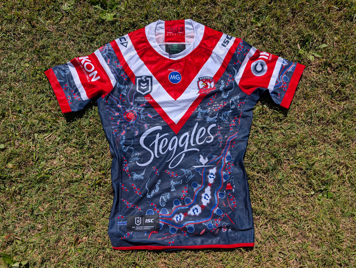 2019 Sydney Roosters Indigenous Player Issue Jersey (XL)