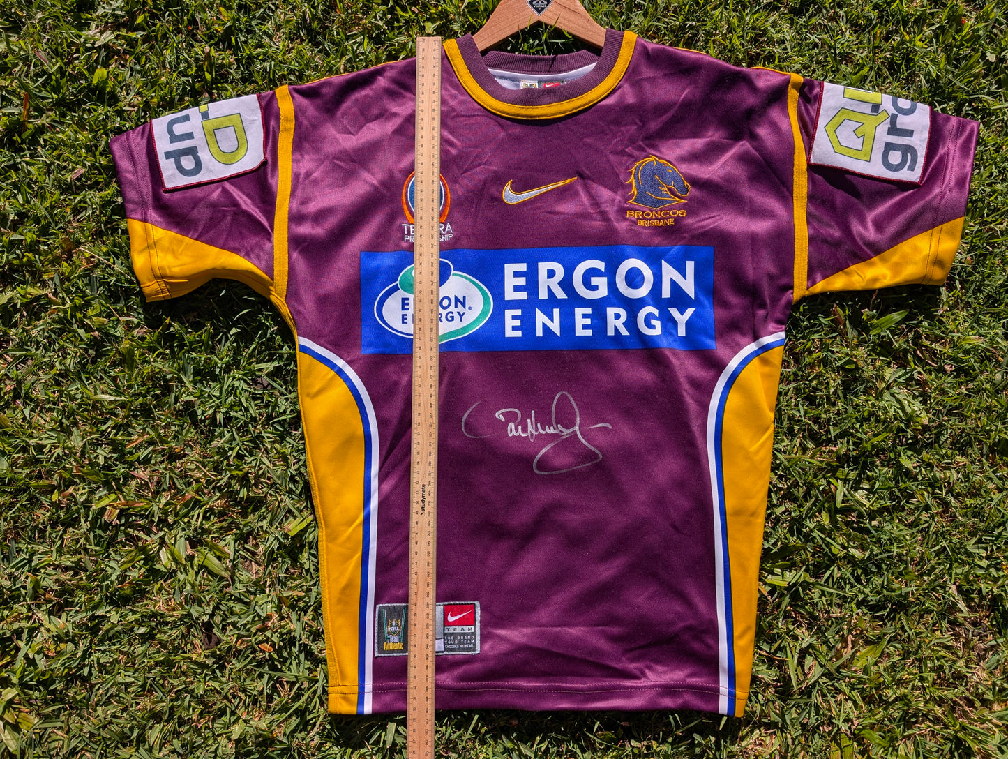 2005 Brisbane Broncos Darren Lockyer Player Issue Signed (M)